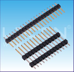 2.54mm間距 單排針 180度/2.54mm Pin Header Single Row Straight