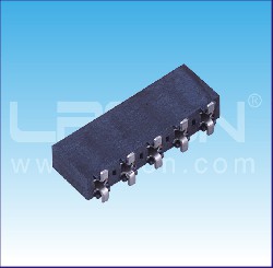 5.08mm間距 單排母 貼片 U型 塑高=8.90mm/5.08mm Pitch Female Header Single Row SMT U Type H=8.90mm