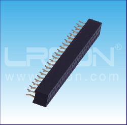 2.00mm間距 雙排母 夾板式 U型 塑高=4.0mm / 2.54mm Pitch Female Header Dual Row Straddle U Type H=4.0mm