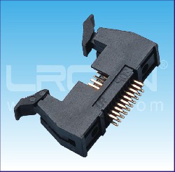1.27*2.54小耳牛角 180度/1.27*2.54mm Pitch Ejector Header Straight