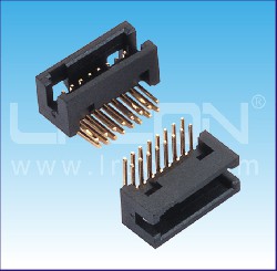 2.54mm間距 莫仕簡牛 90度 塑高=9.0mm / 2.54mm Pitch Box Header Right Angle H=9.0mm