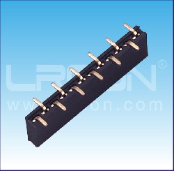 1.27mm間距 單排母 上插式 P型 塑高=2.0mm