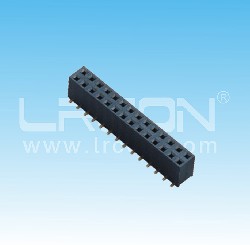 2.54mm間距 雙排母 貼片  O型 塑高=8.50mm / 2.54mm Pitch Female Header Dual Row SMT  O Type H=8.50mm