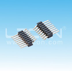 1.27mm間距 單排針 臥式 貼片 /1.27mm Pin Header Single Row Right Angle SMT