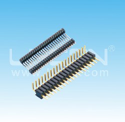1.00mm間距 單排針 90度/1.00mm Pin Header Single Row Right Angle
