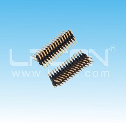 0.8*1.2mm間距 雙排針 貼片 塑高1.40mm/0.8*1.2mm Pin Header Dual Row SMT  H=1.40mm