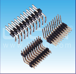 2.00mm間距 雙排針 90度/2.00mm Pin Header Dual Row Right Angle