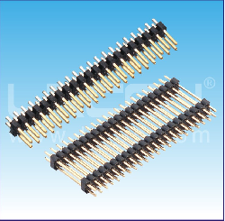 2.0mm間距 雙排針 180度/2.0mm Pin Header Dual Row Straight